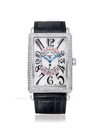  约2015年 FRANCK MULLER 法穆兰18K白金镶钻腕表