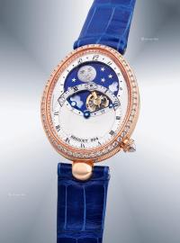  约2017年 BREGUET 宝玑那不勒斯皇后系列18K玫瑰金镶钻腕表