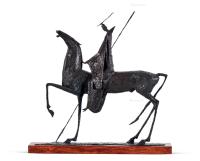 2018年作 王与马系列——止戈 青铜雕塑