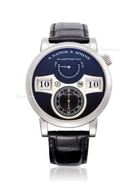  A. LANGE &amp; SÖHNE 朗格ZEITWERK系列18K白金腕表