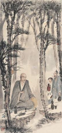  人物 立轴 纸本