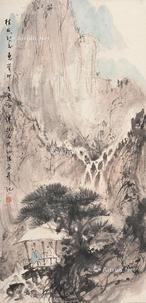  山水 立轴 纸本