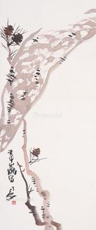  花卉 立轴 纸本