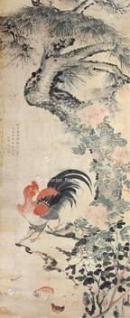  花卉 立轴 设色纸本