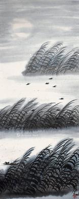  山水 立轴 纸本