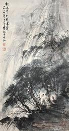  山水 立轴 纸本
