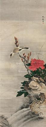  花鸟 立轴 纸本