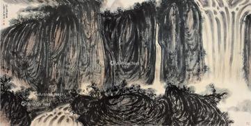  山水长清音 镜片 纸本