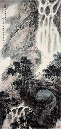  山水 立轴 纸本