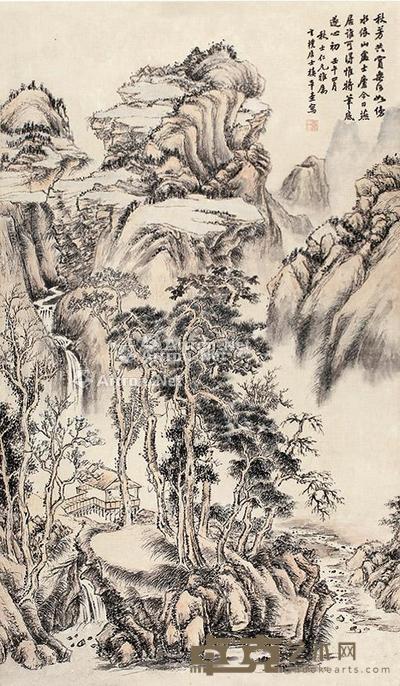 秋芳共赏 立轴 设色纸本 101×59cm