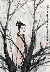  人物 立轴 纸本