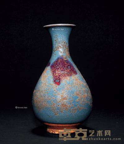  明早期 钧窑玉壶春瓶 直径11cm；高20.5cm