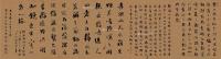  壬子（1792）年作 行书 镜片 绢本