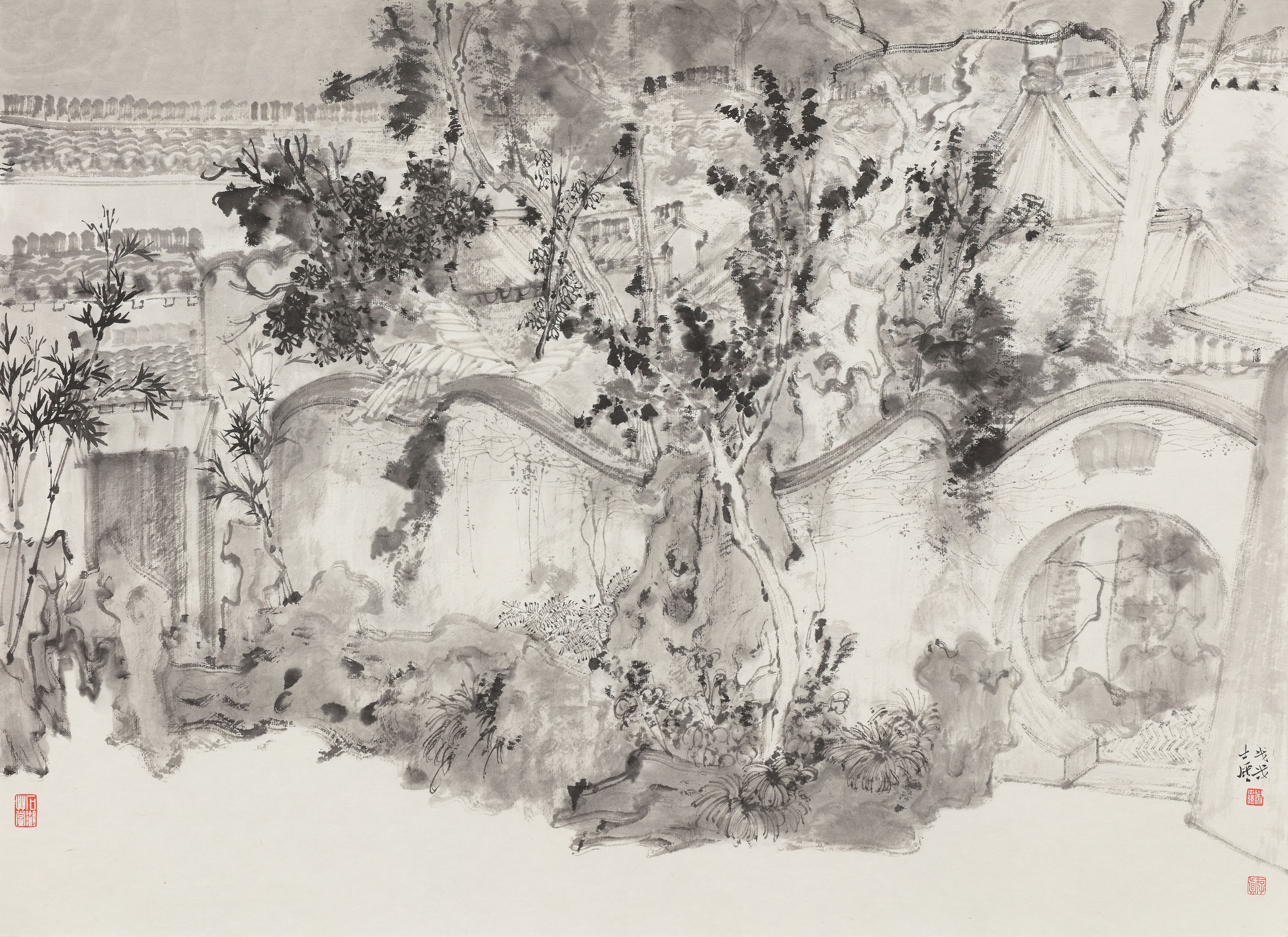 碧梧栖凤馆之一40X55CM