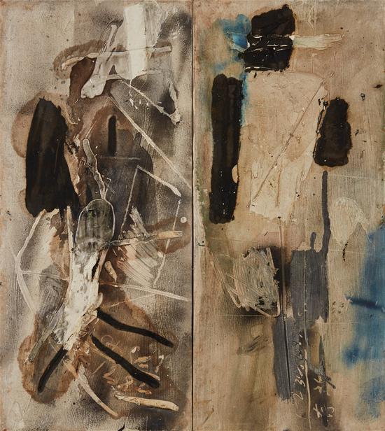 胡項城 (b.1950), 心醉非洲, 2012  油彩，丙稀畫布, 106 x 95 cm