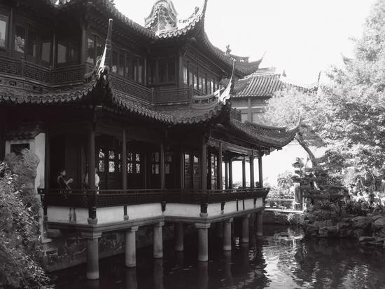 上海豫园实景图