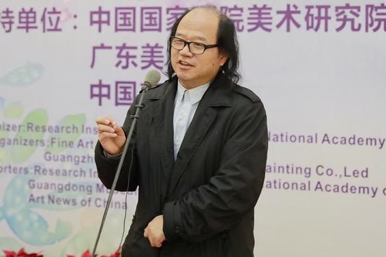 中国国家画院副院长、美术评论家张晓凌致辞