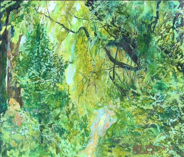 《生者—莫》 刘雷 170×150cm 布面油画