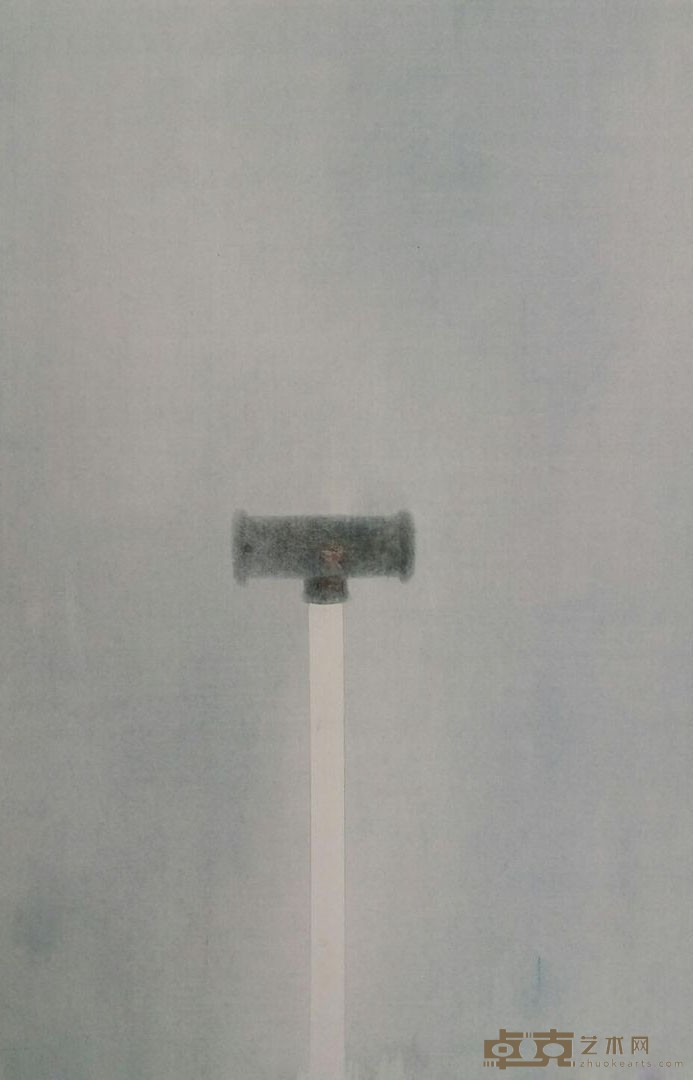 《时间性之三》 李林祥 76x53cm 2017年 纸本综合材料