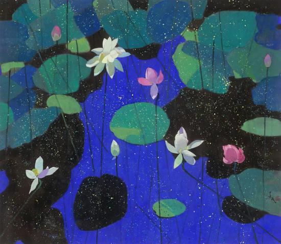 《荷塘 NO.5》1500mm x 1350mm
