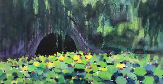 《荷 NO.5》1200mm x 2400mm