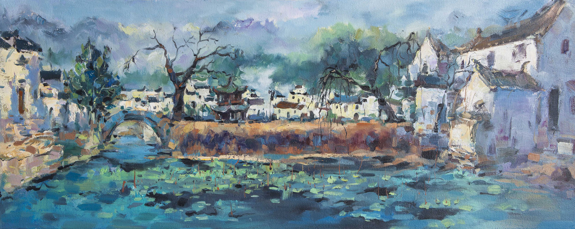 映像江南之一100x40cm