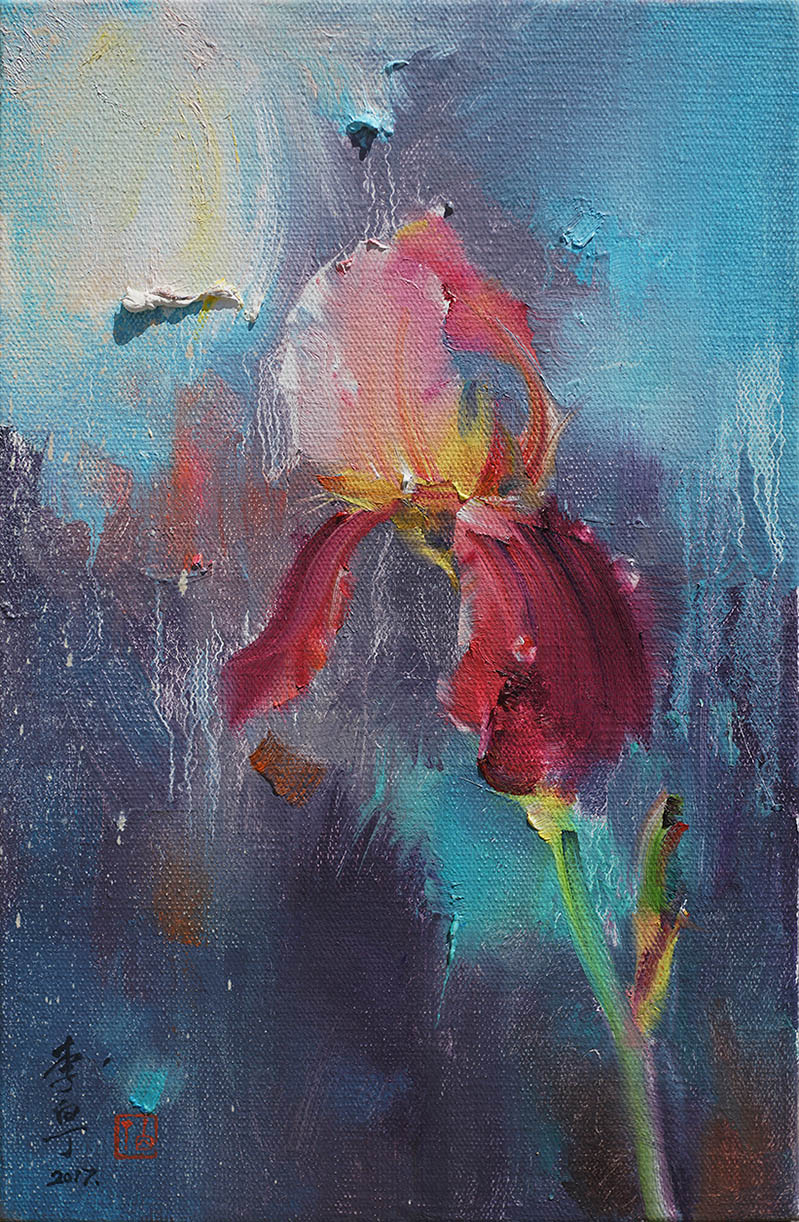 《花语No.4》41cmx27cm
