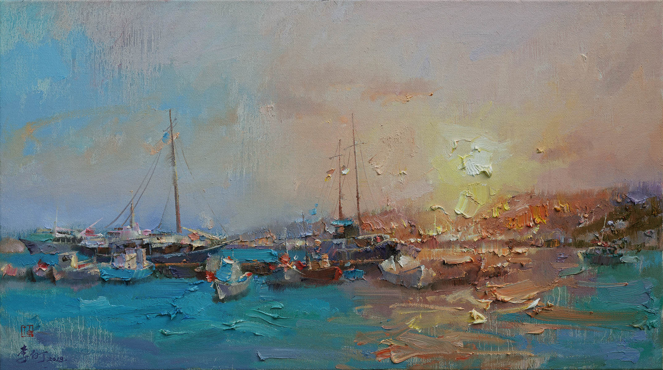 《米克诺斯岛印象No.2》80x45cm