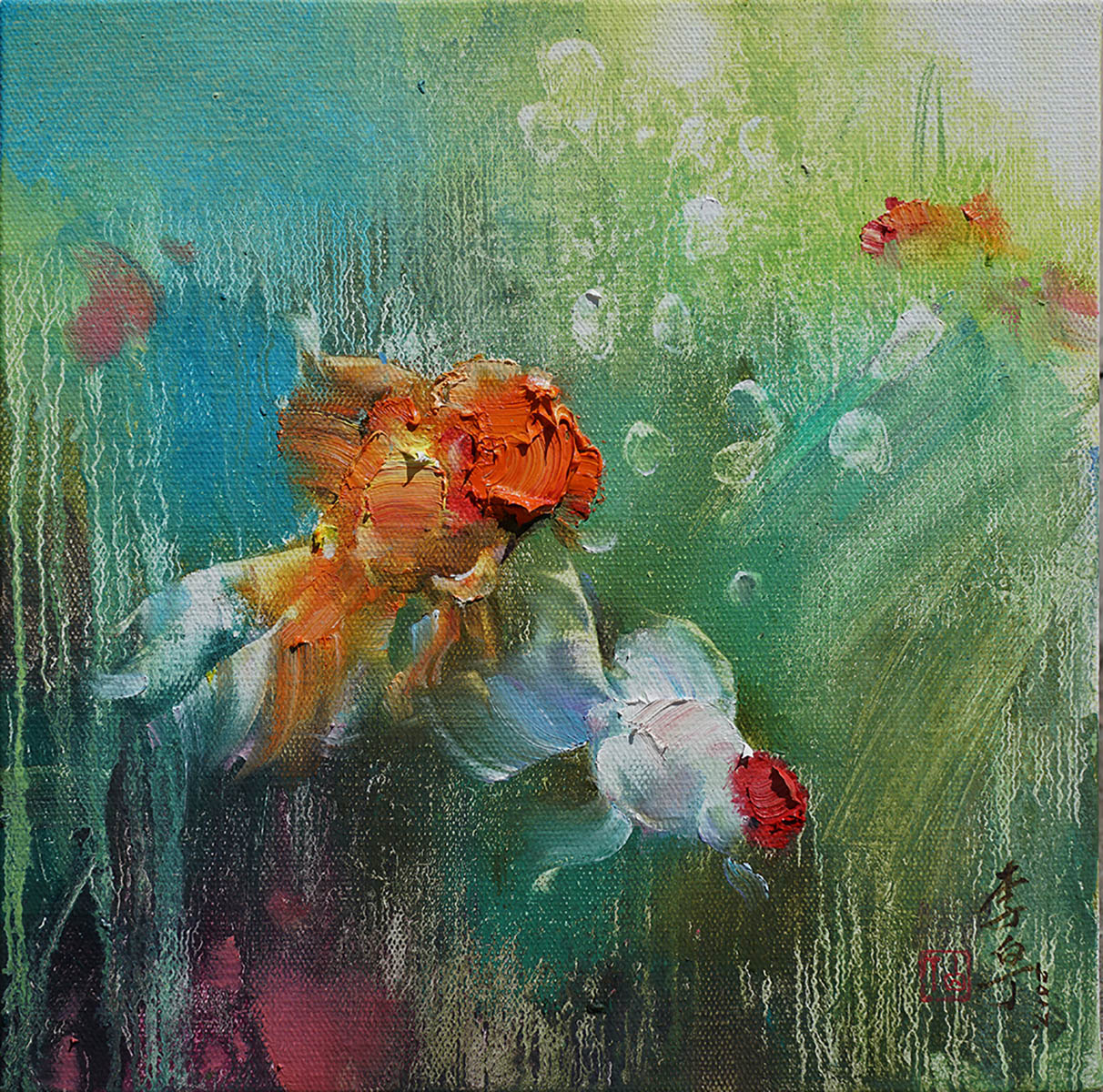 《逍遥游No.11》32cmx32cm