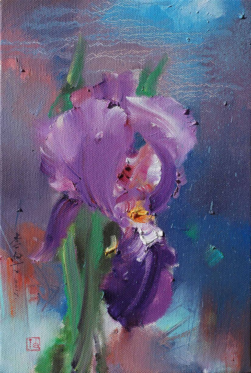 《花语No.3》41cmx27cm