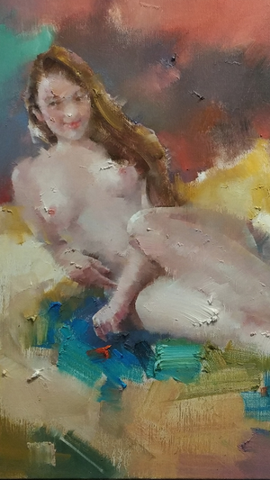 《女人体》（局部）