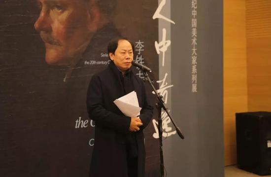 广东美术家协会主席、广州美术学院校长、广东画院院长李劲堃先生致辞