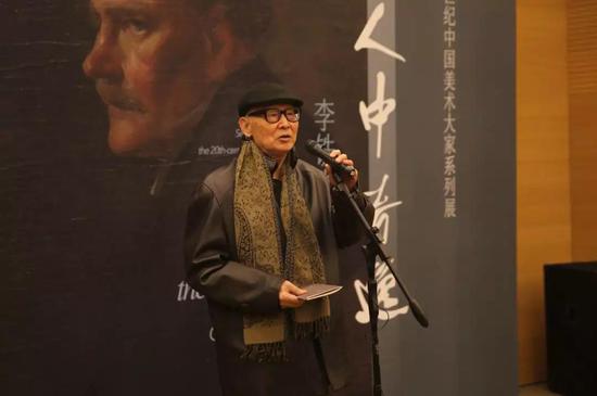 中央美术学院教授、著名美术理论家邵大箴先生致辞