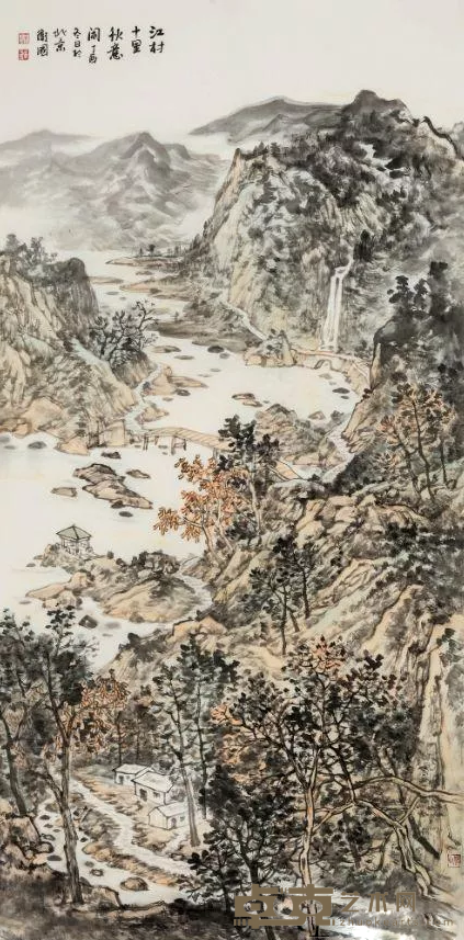 《江村十里秋意闲》 徐卫国