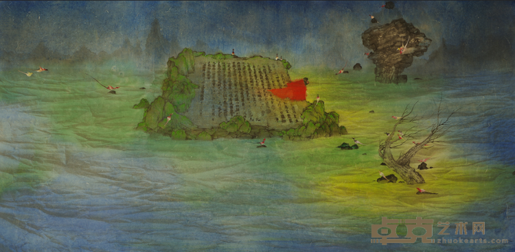《渡江2018系列之二十一》 何振华 69x144cm