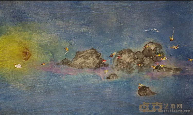 《渡江2018系列之十五》 何振华 60x92cm
