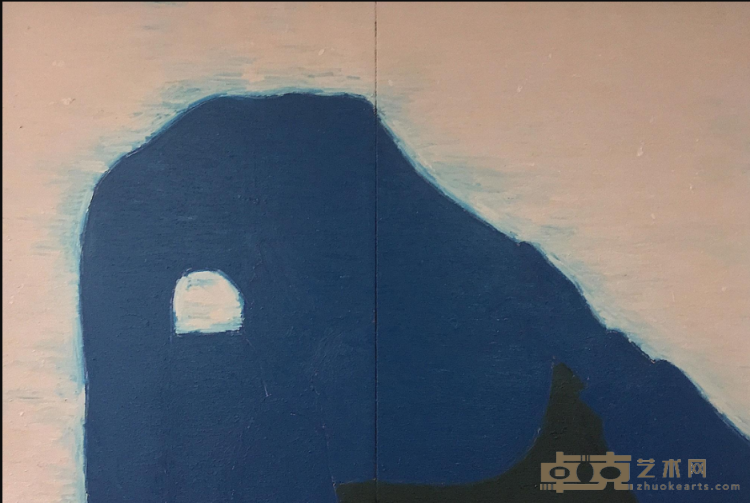 《推拿图》 钟乐星 340x235cm 2018年 布面油画