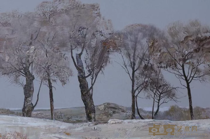 《冬季系列作品》 王治平 60x80cm 2011年 布面油彩