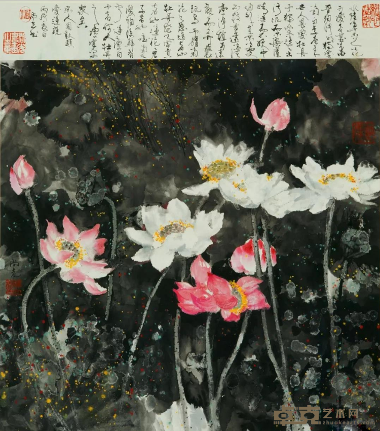 《出污泥而不染》 温尚光 70x80cm
