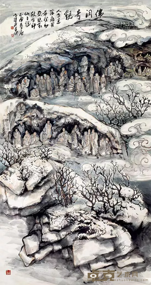 《佛洞奇观》 高继文 180×97cm 2005年