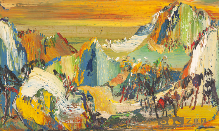 尹朝阳作品4 180x100cm 2018年 布面油画
