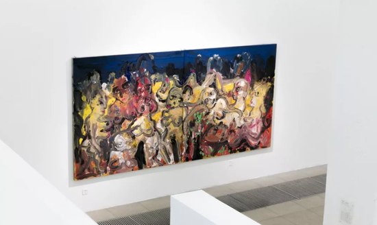 淖中花 — 人性的起源 / Flowers out of the slough - Humanity original 布面油画 / Oil on canvas  200 x 400cm  2018 
