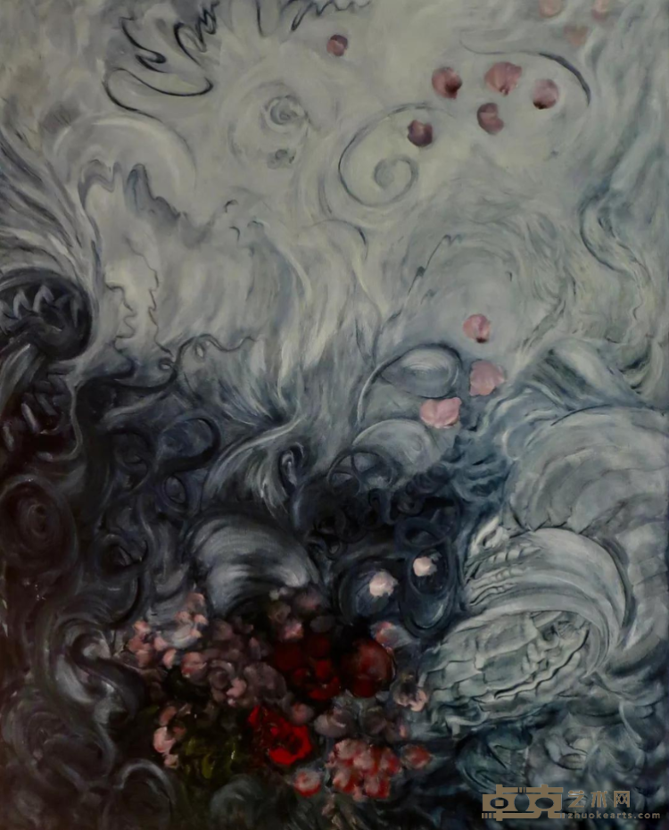 《Summer Wind》 Mari Blomroos-Heininen 81x65cm 布面油画