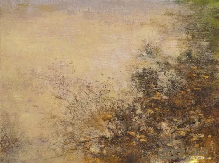 《秋风无觅处之十五》 庄重 69x80cm 2018年 布面油彩