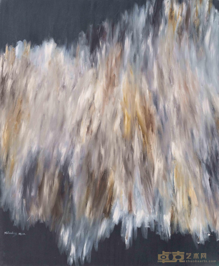 《构成系列之一》 鲍智明 140x115cm 1998年 油画、亚麻布、油彩