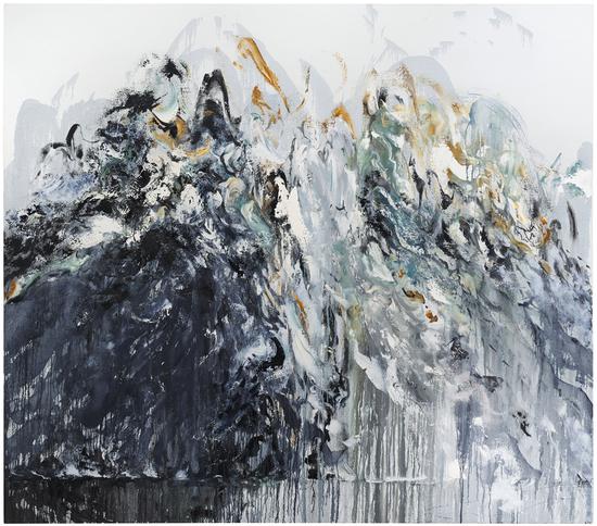 Maggi Hambling_Wall of water 6_Oil on canvas_198x226cm_2011