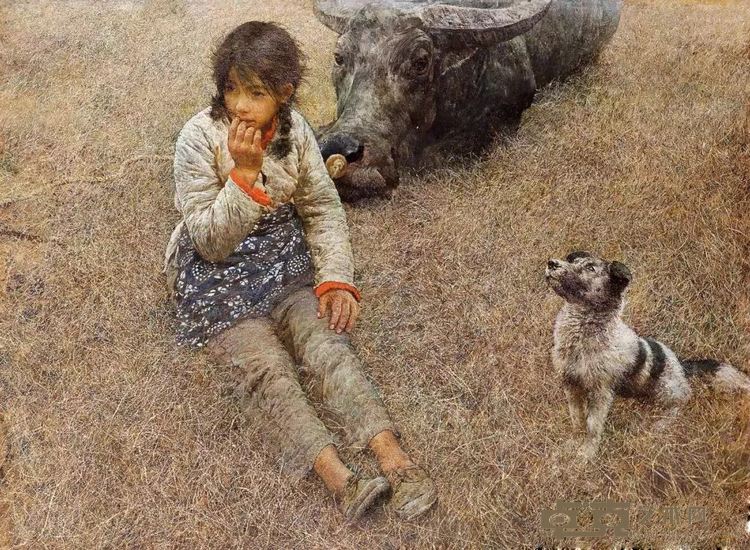 《春风已经苏醒》 何多苓 96x130cm 1981年 布面油画