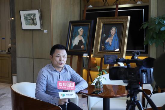 世鳌国际CEO刘天飚接收搜狐视频媒体采访