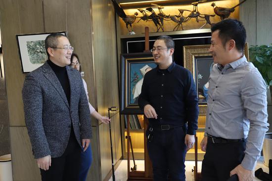 路昊教授、艺空间张雁枫、世鳌国际CEO刘天飚探讨艺术