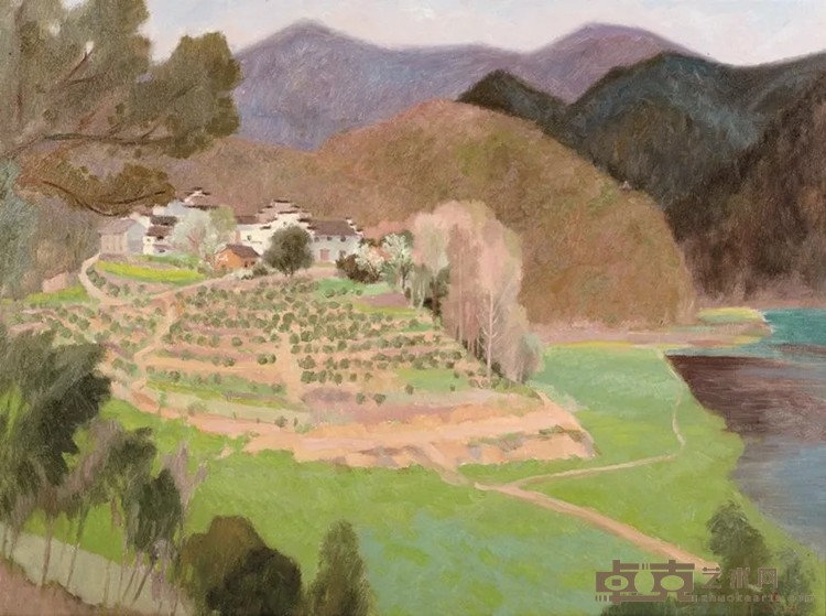 丁懂  家园  油画  75cm×100cm
